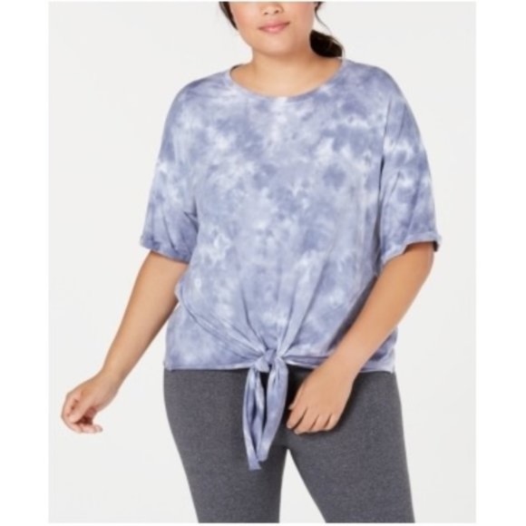 Calvin Klein Performance Plus Size Sunburst Top - Picture 1 of 5
